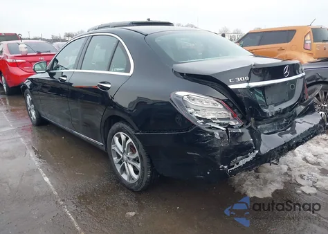 2017 Mercedes-Benz C 300 4Matic from USA, damaged, VIN WDDWF4KB8HR237427